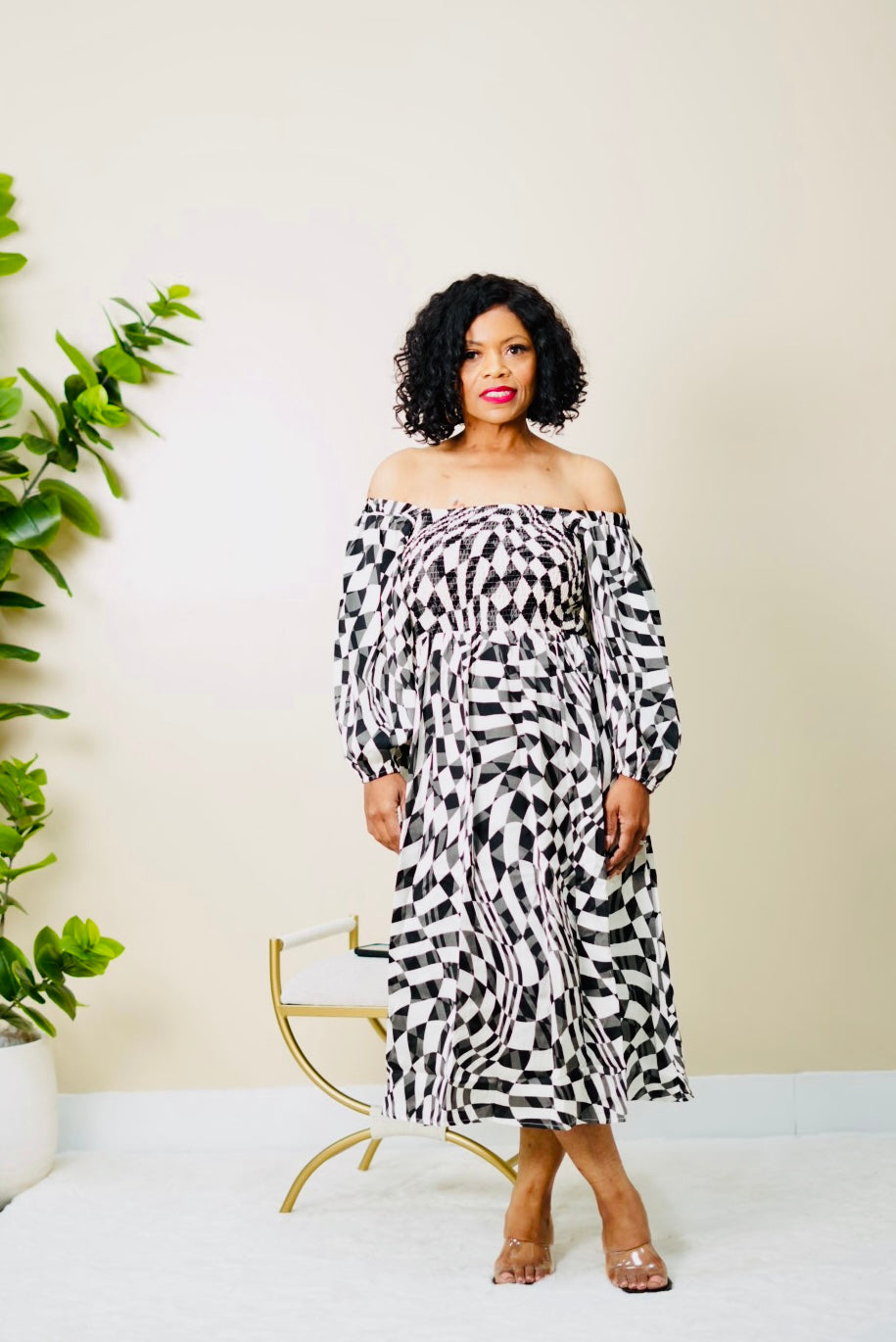 The Bold Perspective Dress