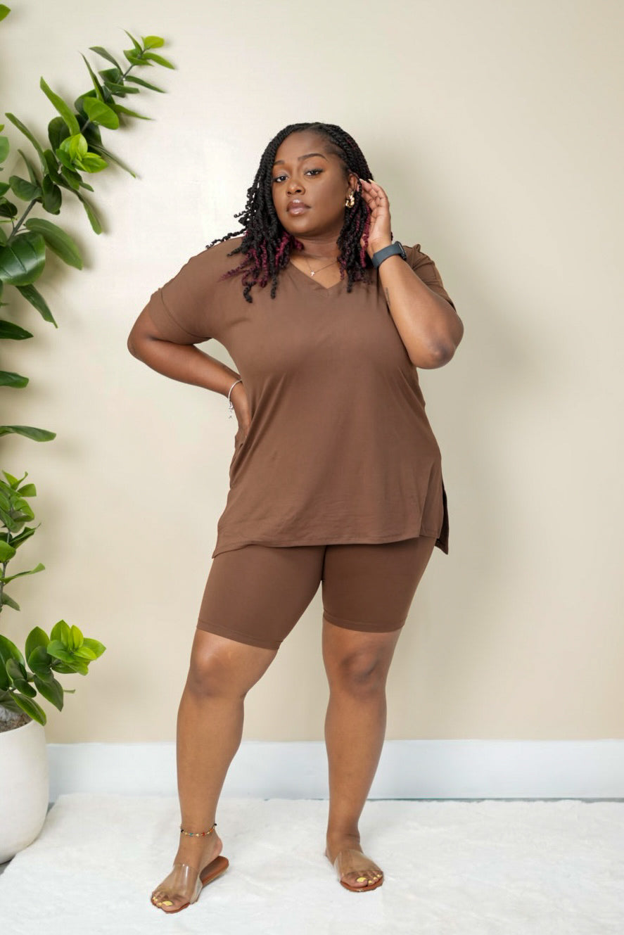 The Essential Short Set (V-Neck)