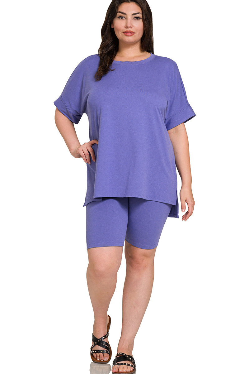 The Essential Short Set - Plus (Crew Neck)