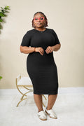The Silhouette Midi Dress - Plus