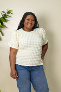 Soft Texture Puff Sleeve Top