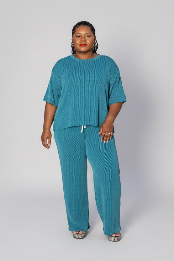 The Everyday Ribbed Lounge Set (Plus)